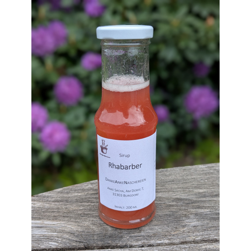 Rhabarber Sirup