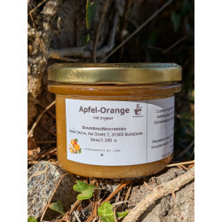 Apfel-Orange mit Ingwer